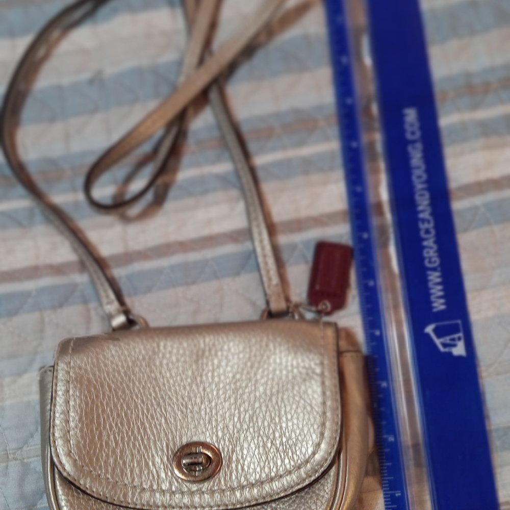 Elegant Gold Crossbody Bag